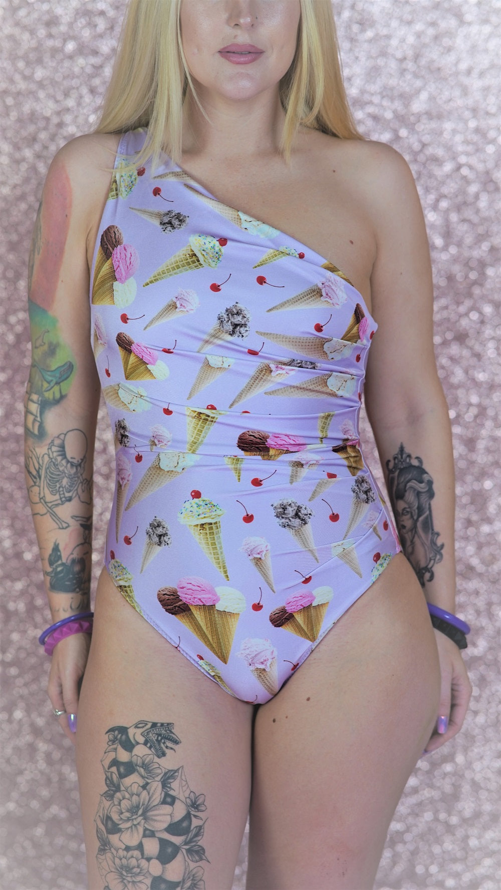 The Frostine Asymmetrical Swimsuit