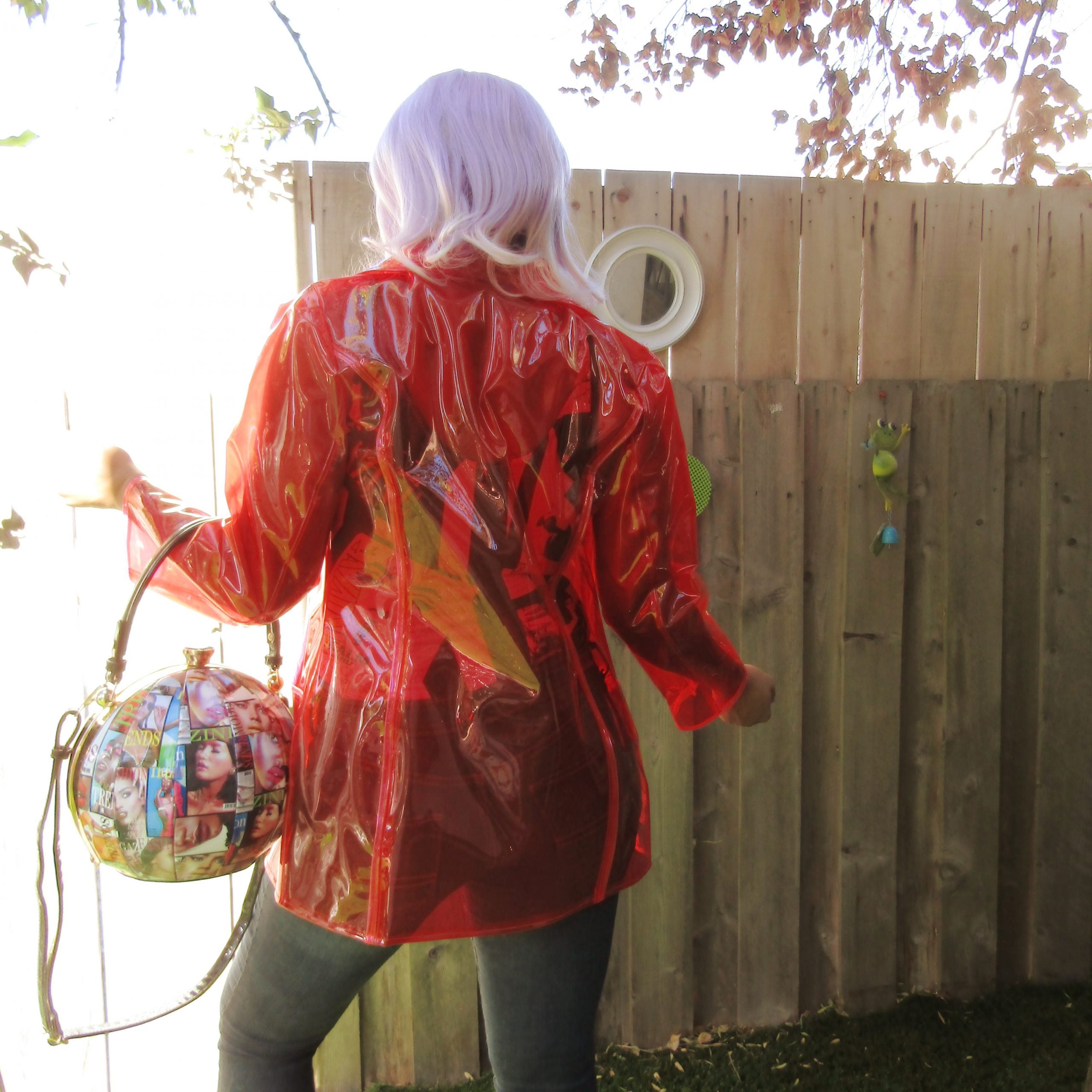Vintage style raincoat shop
